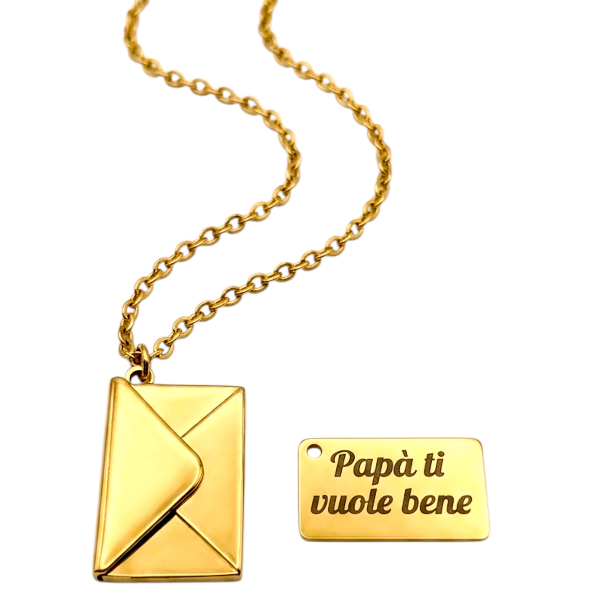 Envelope Necklace with Personalized Love Letter | There's Mail for You