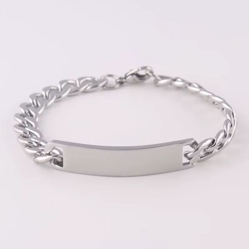 Bracciale con foto incisione Occhi - Bracciale con foto incisione - Incisione laser nitida e perfetta