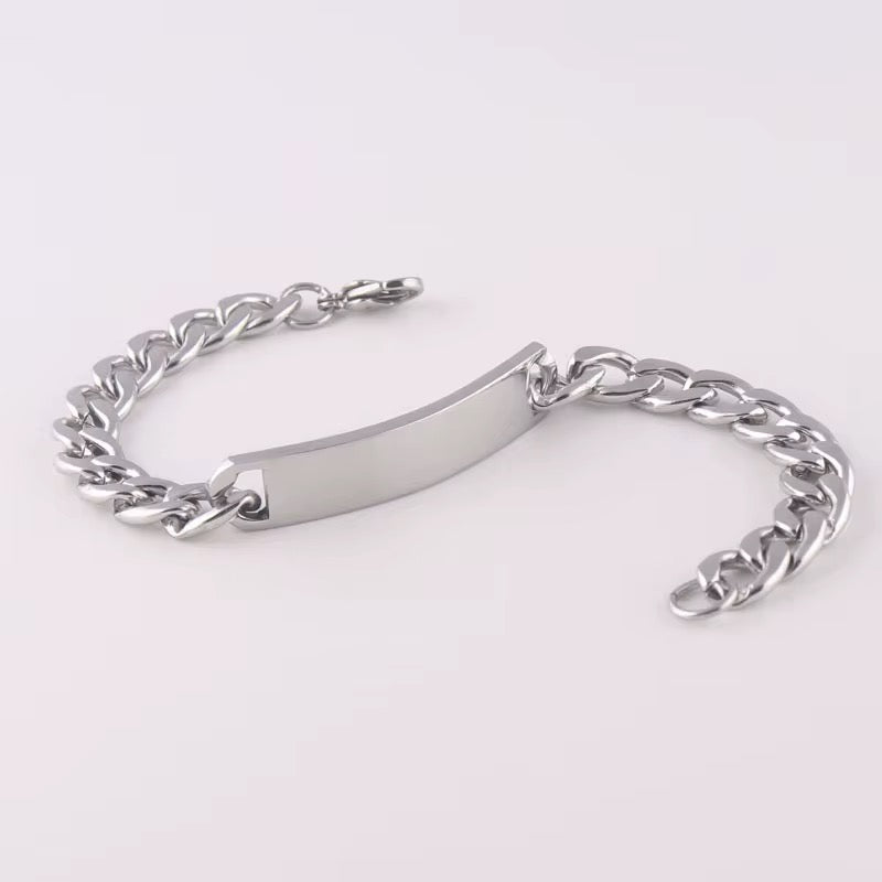 Bracciale con foto incisione Occhi - Bracciale con foto incisione - Incisione laser nitida e perfetta