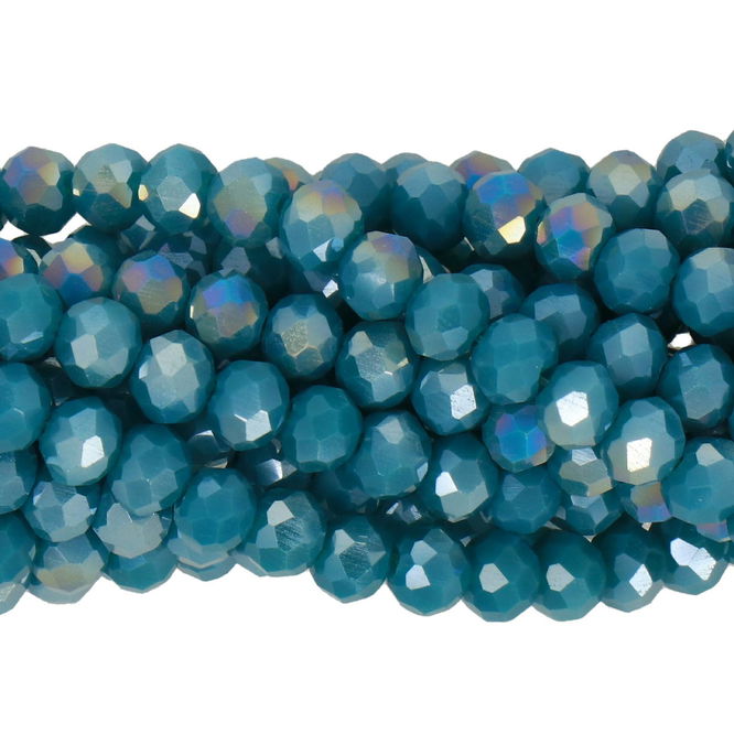 Collana con Cristalli colorati e Perle - Modello Dream - Collana Donna - Collana personalizzata con Perline colorate waterproof -Collana colorata
