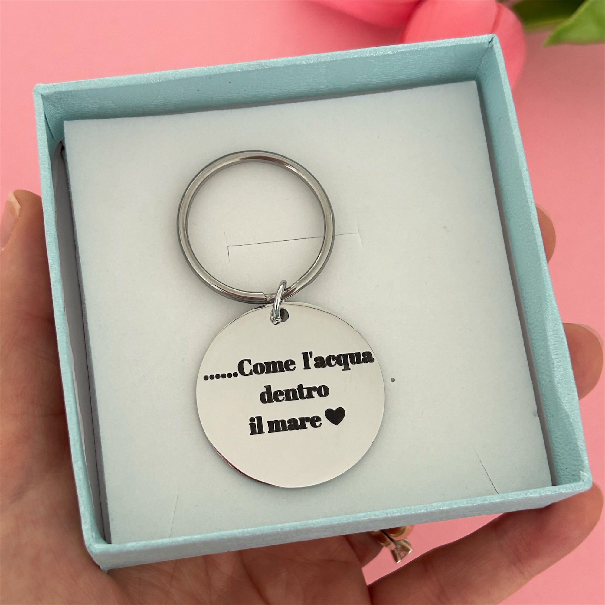 Spotify Round Keychain