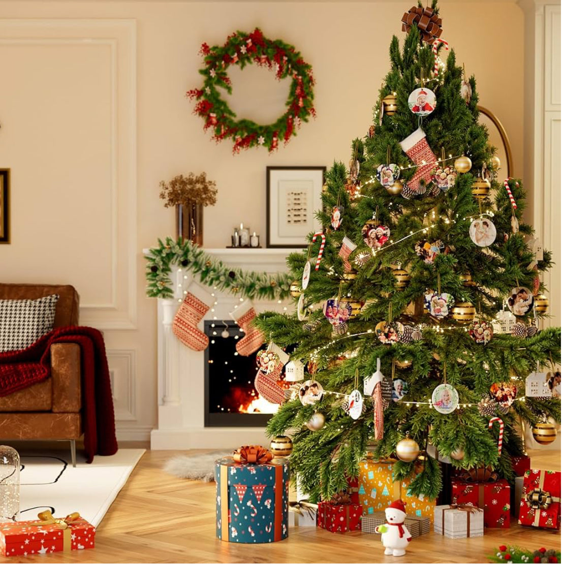 Palline di Natale personalizzate con foto e dedica | Regalo perfetto ed economico!