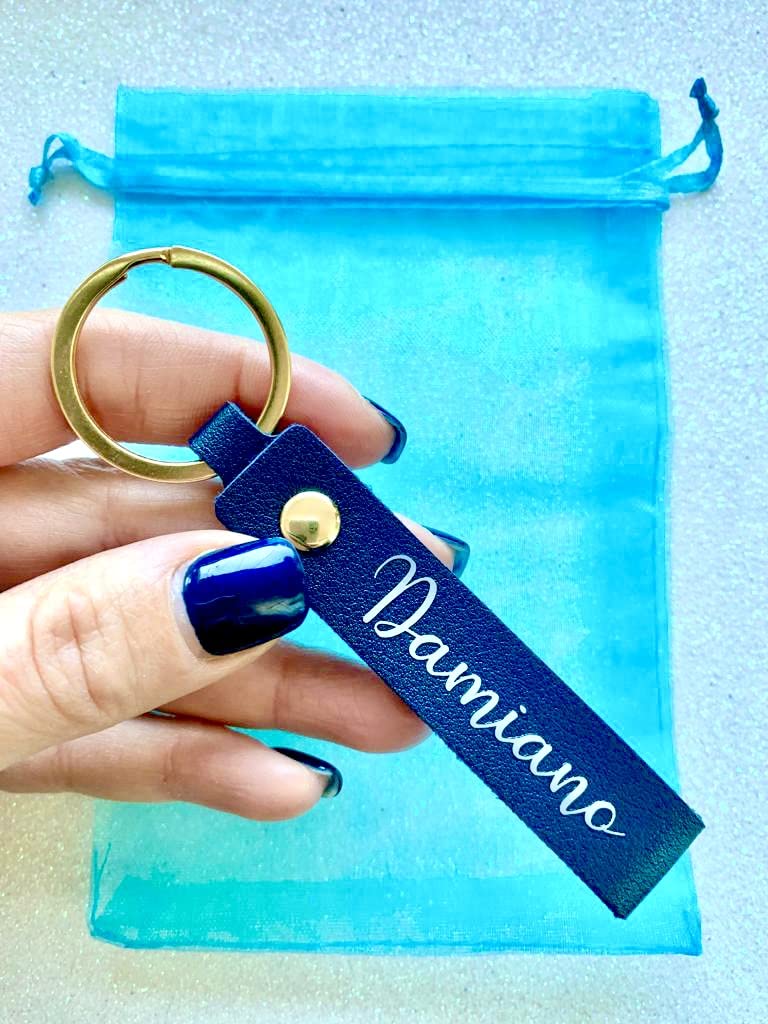 Spotify Keychain in Eco-Leather