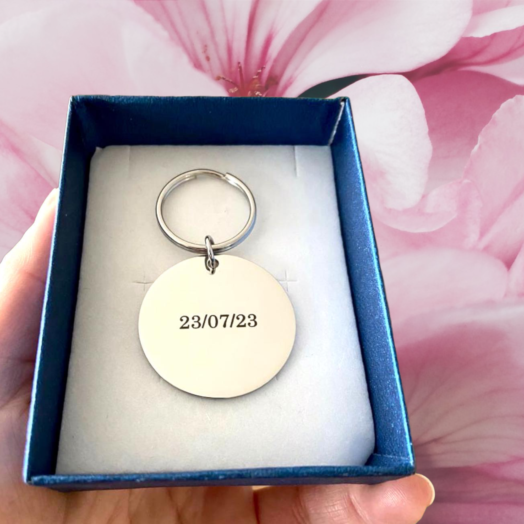 Spotify Round Keychain