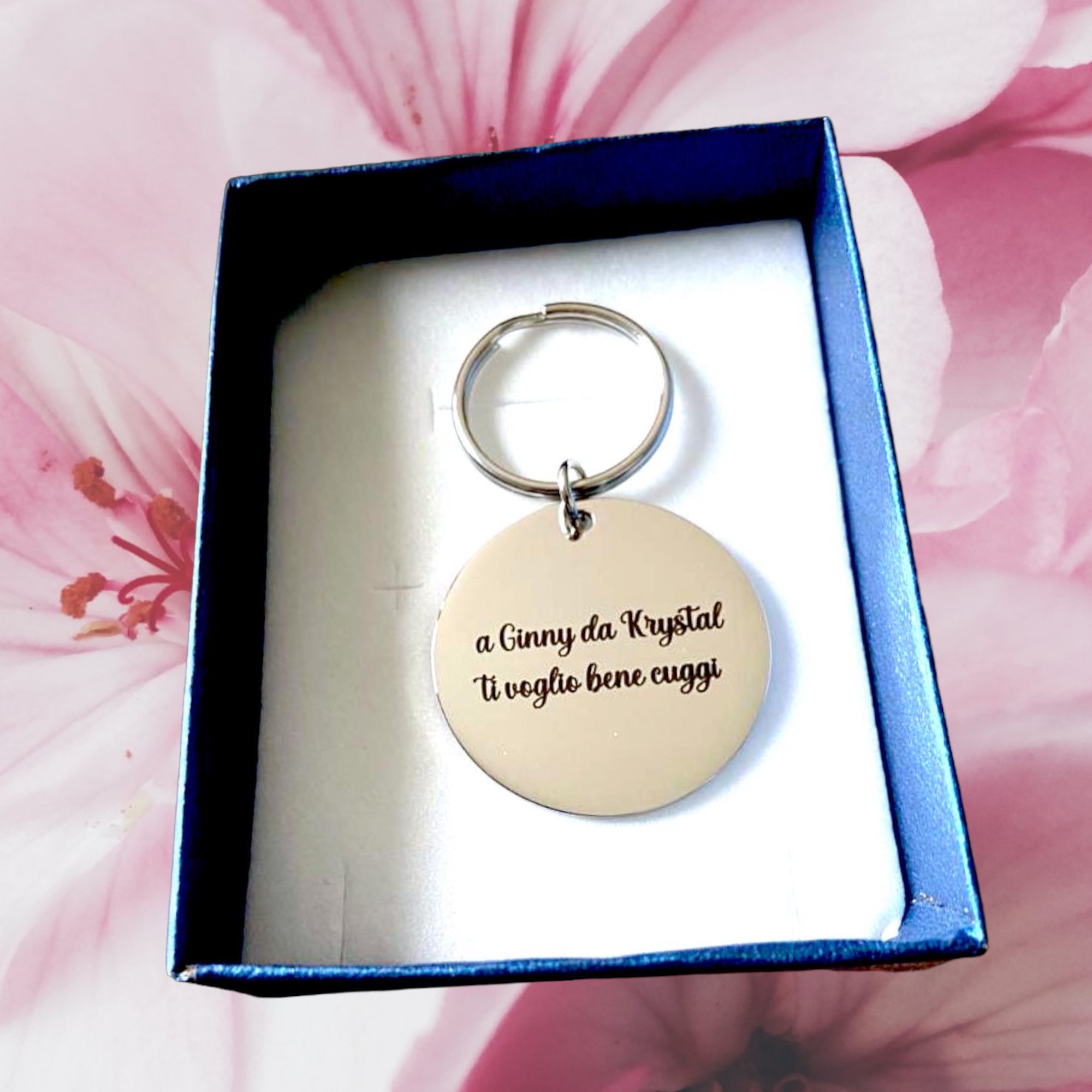 Spotify Round Keychain