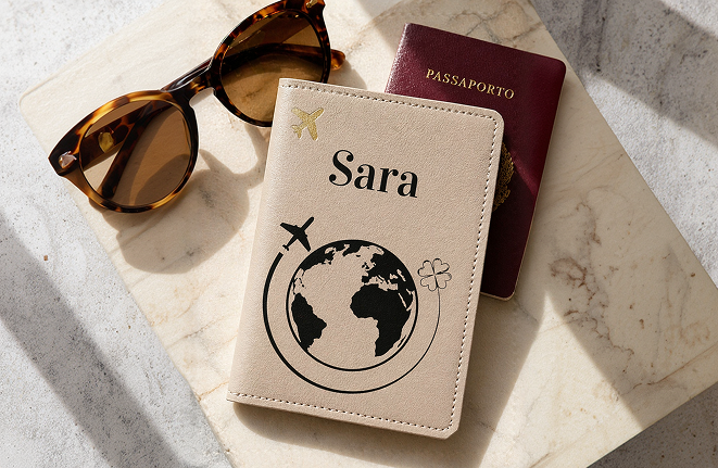 Porta Passaporto Personalizzato