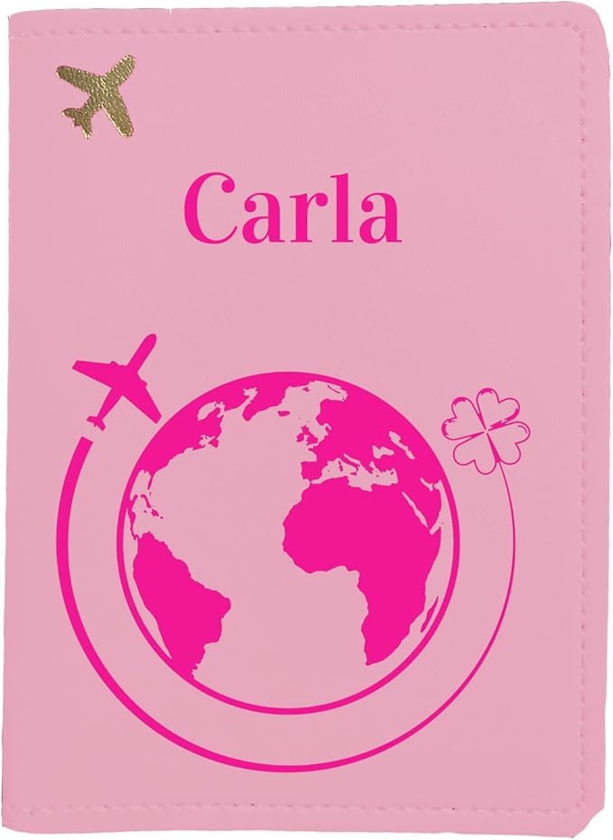 Porta Passaporto Personalizzato Nome - Idea regalo Coppia - Idea regalo addio al Nubilato Celibato