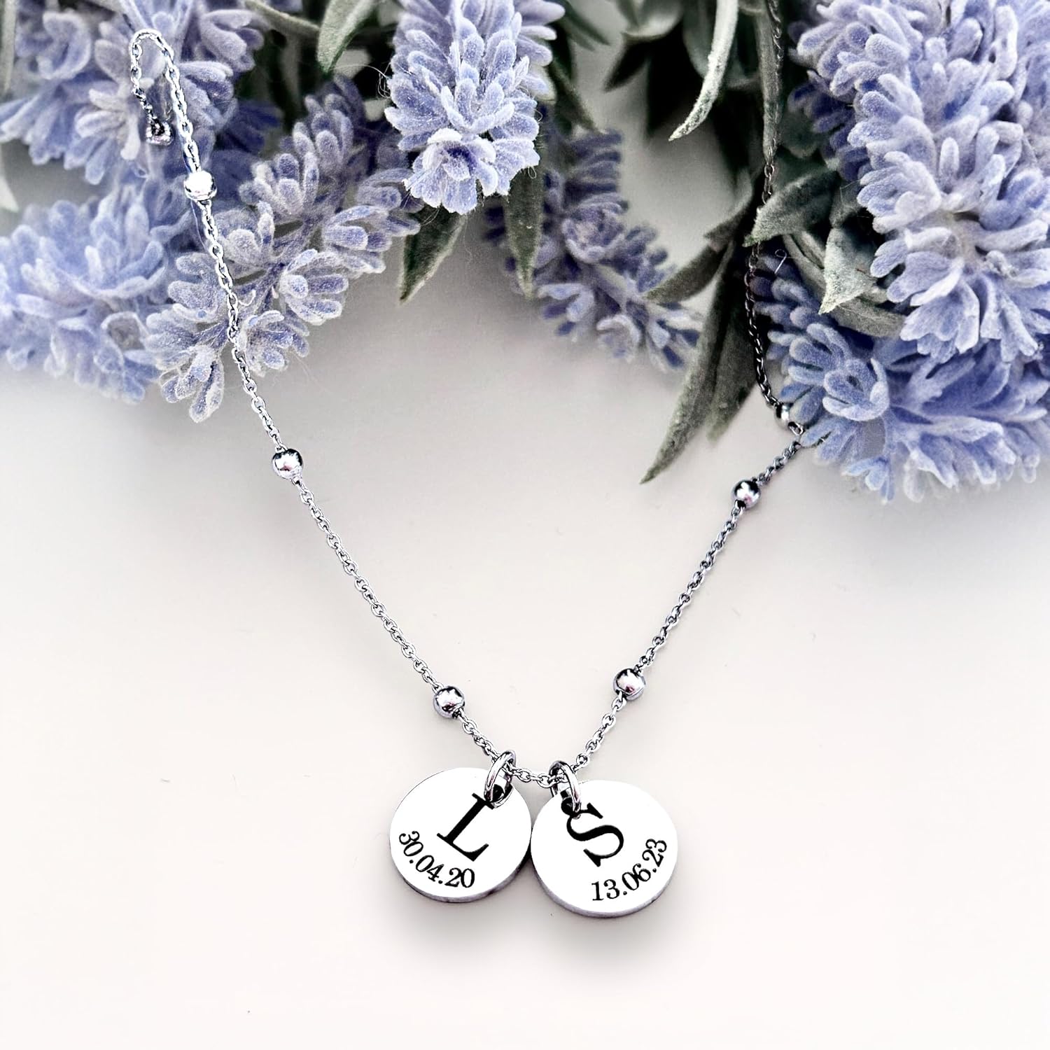Collana Mamma e Figli - Collana Mamma e nomi Figli incisi - Regalo Compleanno e Festa della Mamma