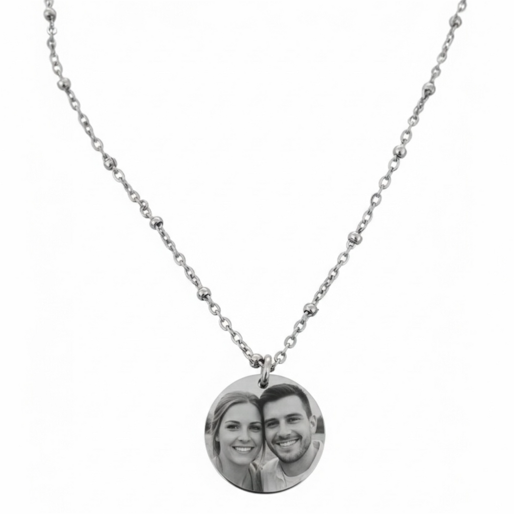 Collana ancora con incisione personalizzata 1 retro