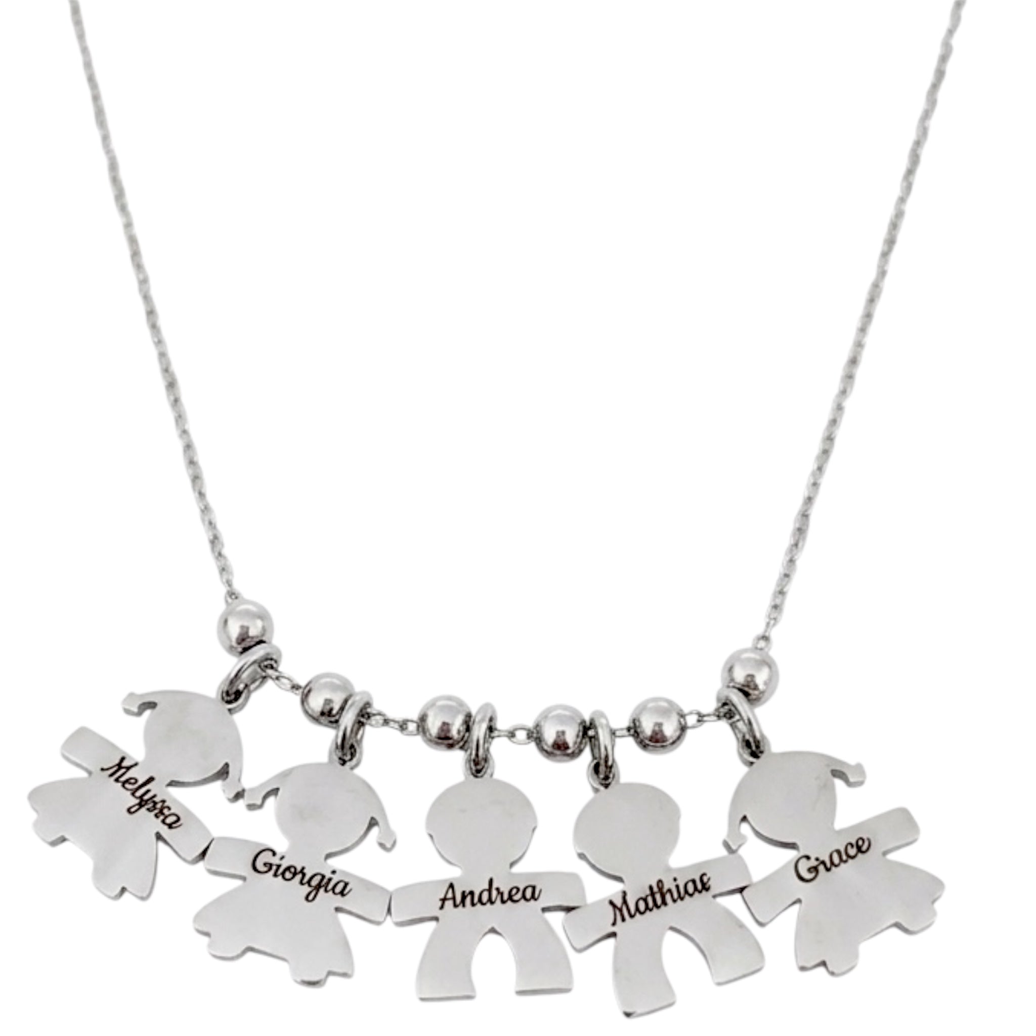 Mom Necklace with Children Charms and Names |
Mother's Day Gift
