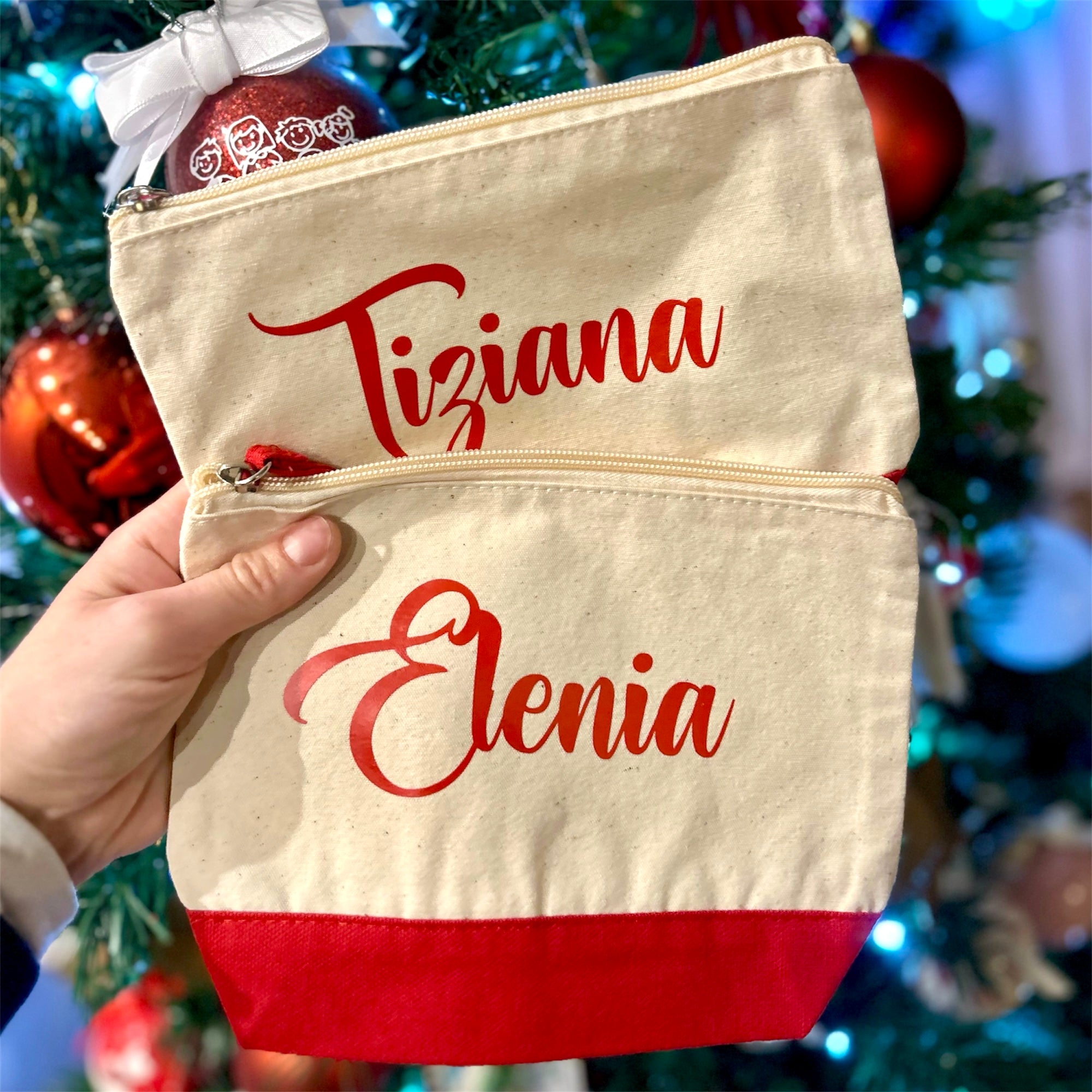 Pochette personalizzata con nome - Pochette super glamour e colorata