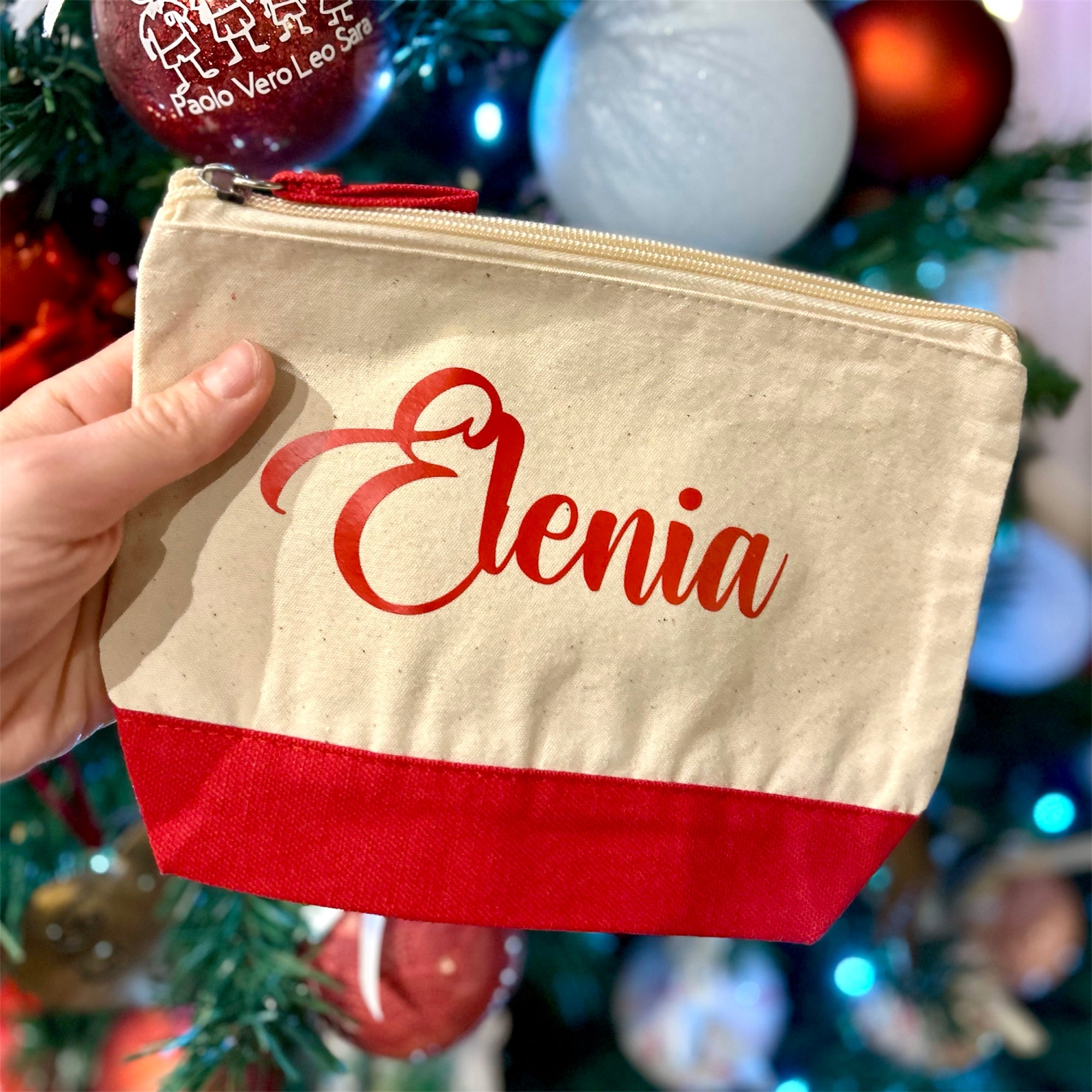 Pochette personalizzata con nome - Pochette super glamour e colorata