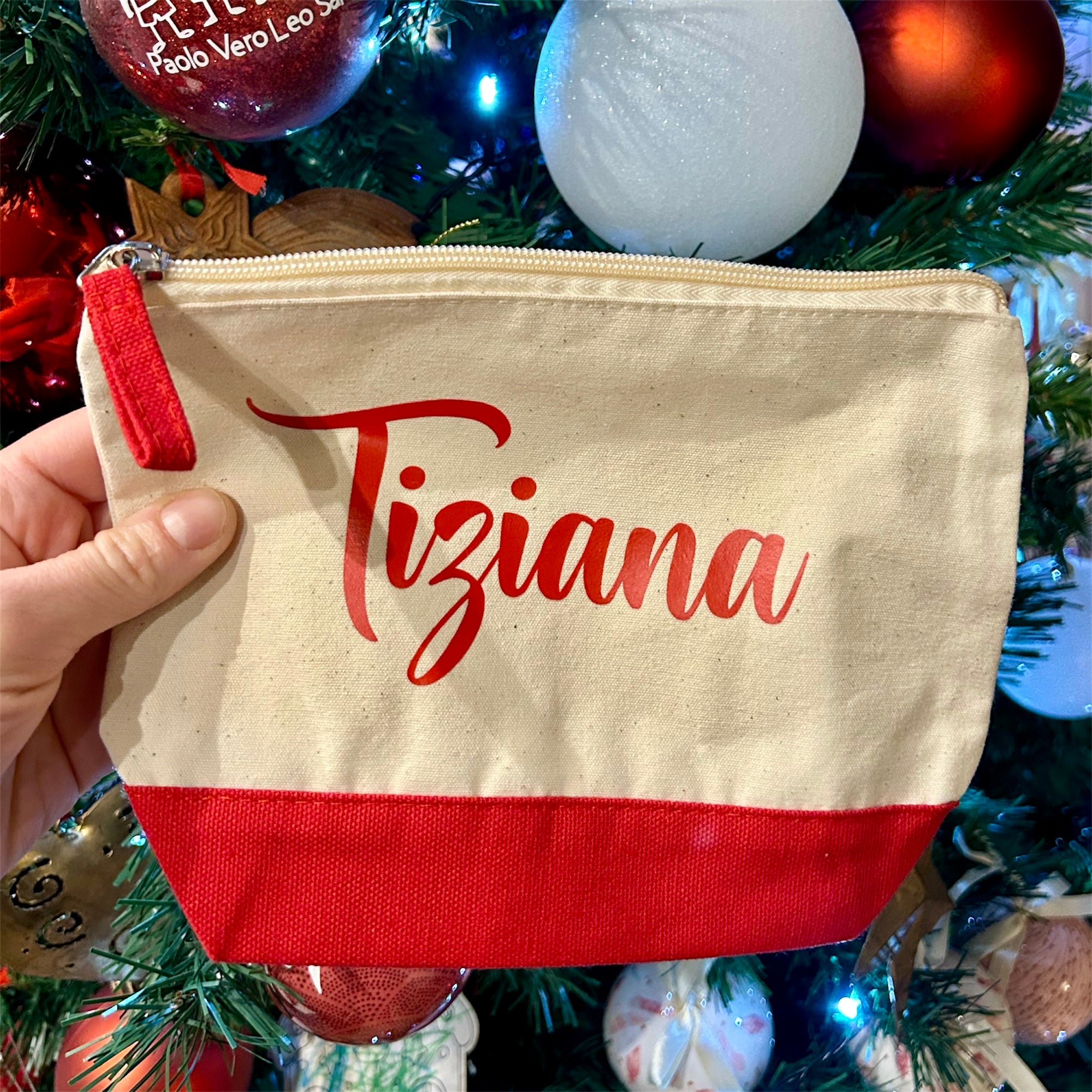 Pochette personalizzata con nome - Pochette super glamour e colorata