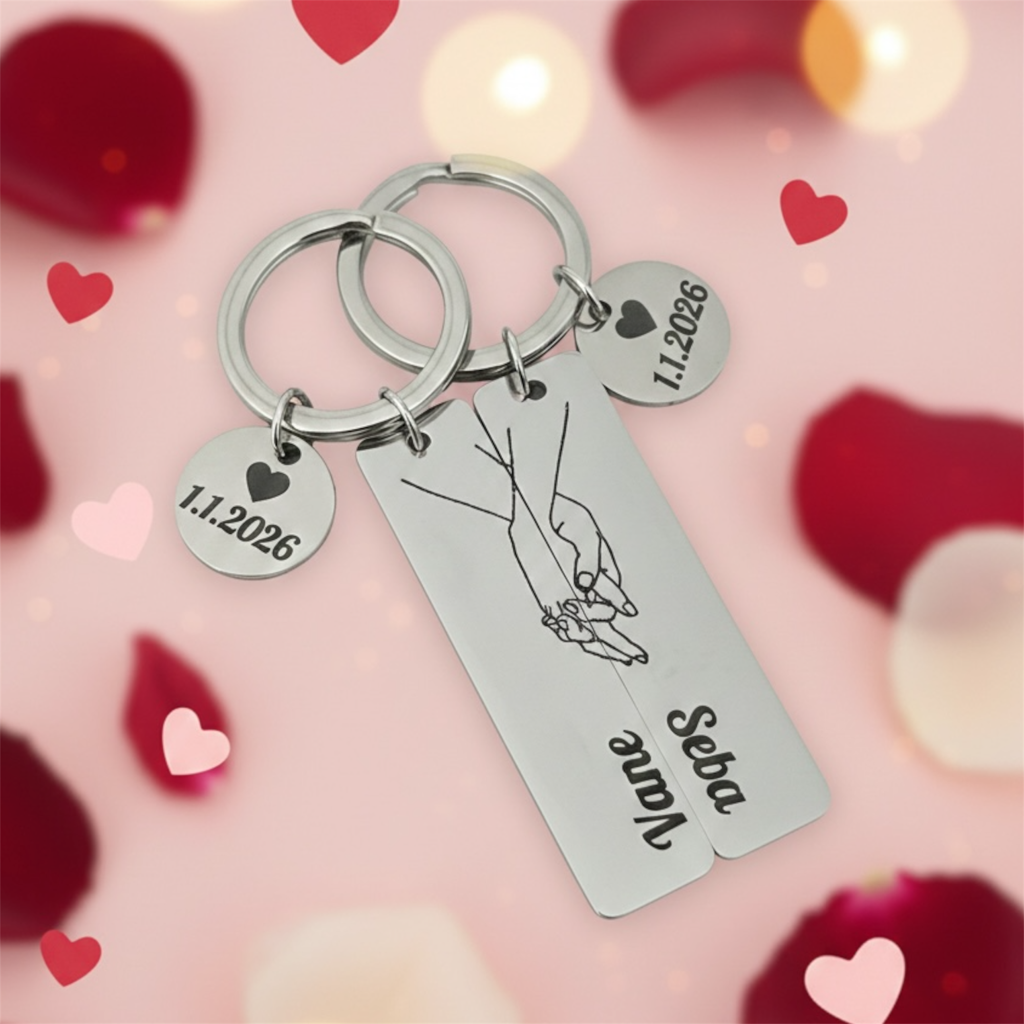 Couple Keychain