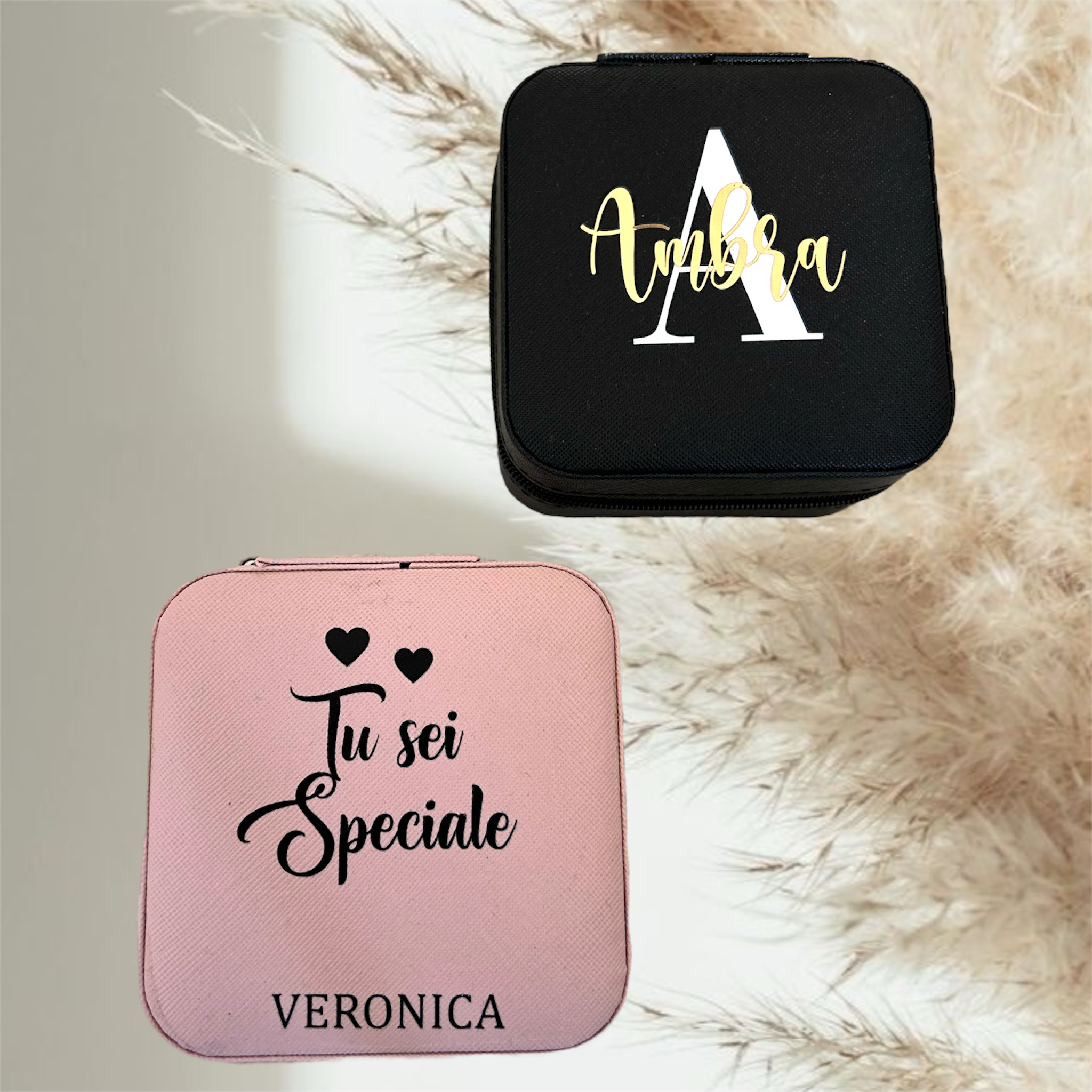 Portagioie da viaggio personalizzato con nome - Regalo per damigella o Addio al Nubilato
