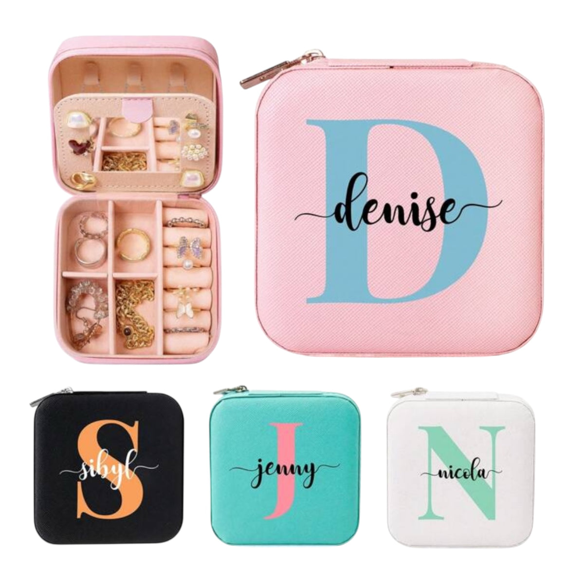 Personalized Travel Jewelry Case with Name |
Bridesmaid or Bachelorette Gift