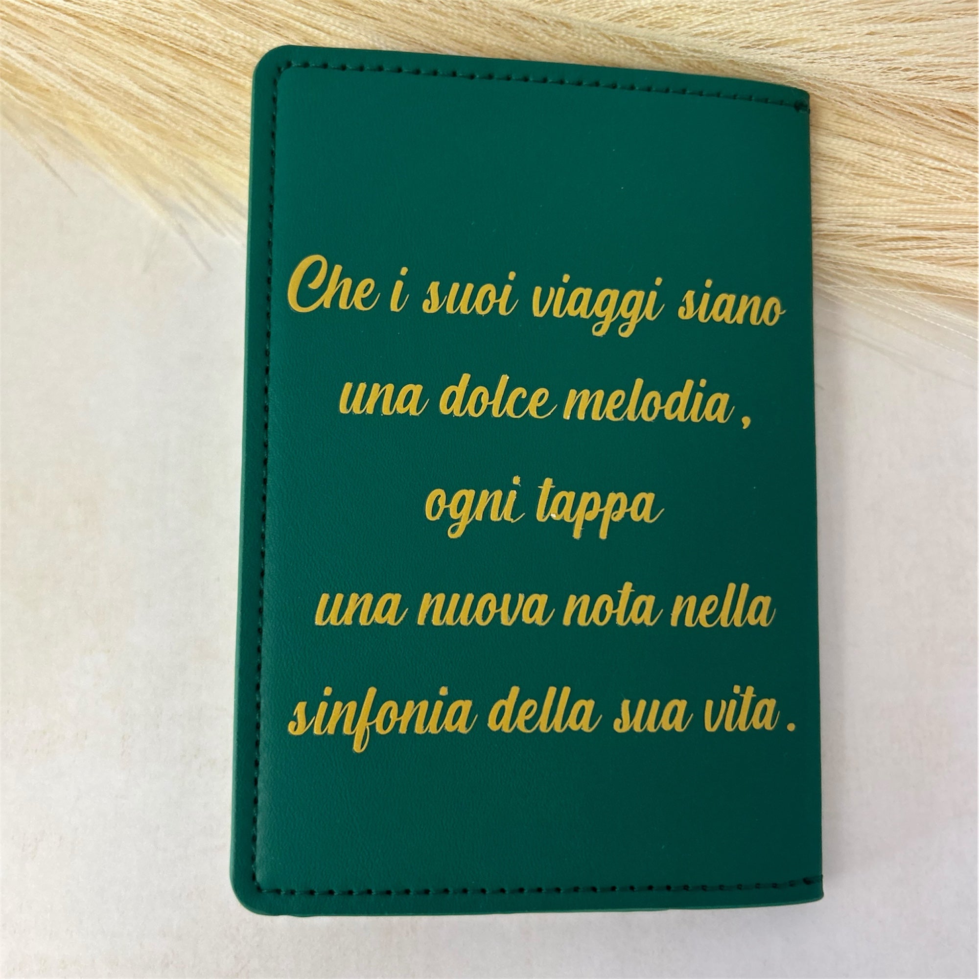 Porta Passaporto Personalizzato Nome - Idea regalo Coppia - Idea regalo addio al Nubilato Celibato