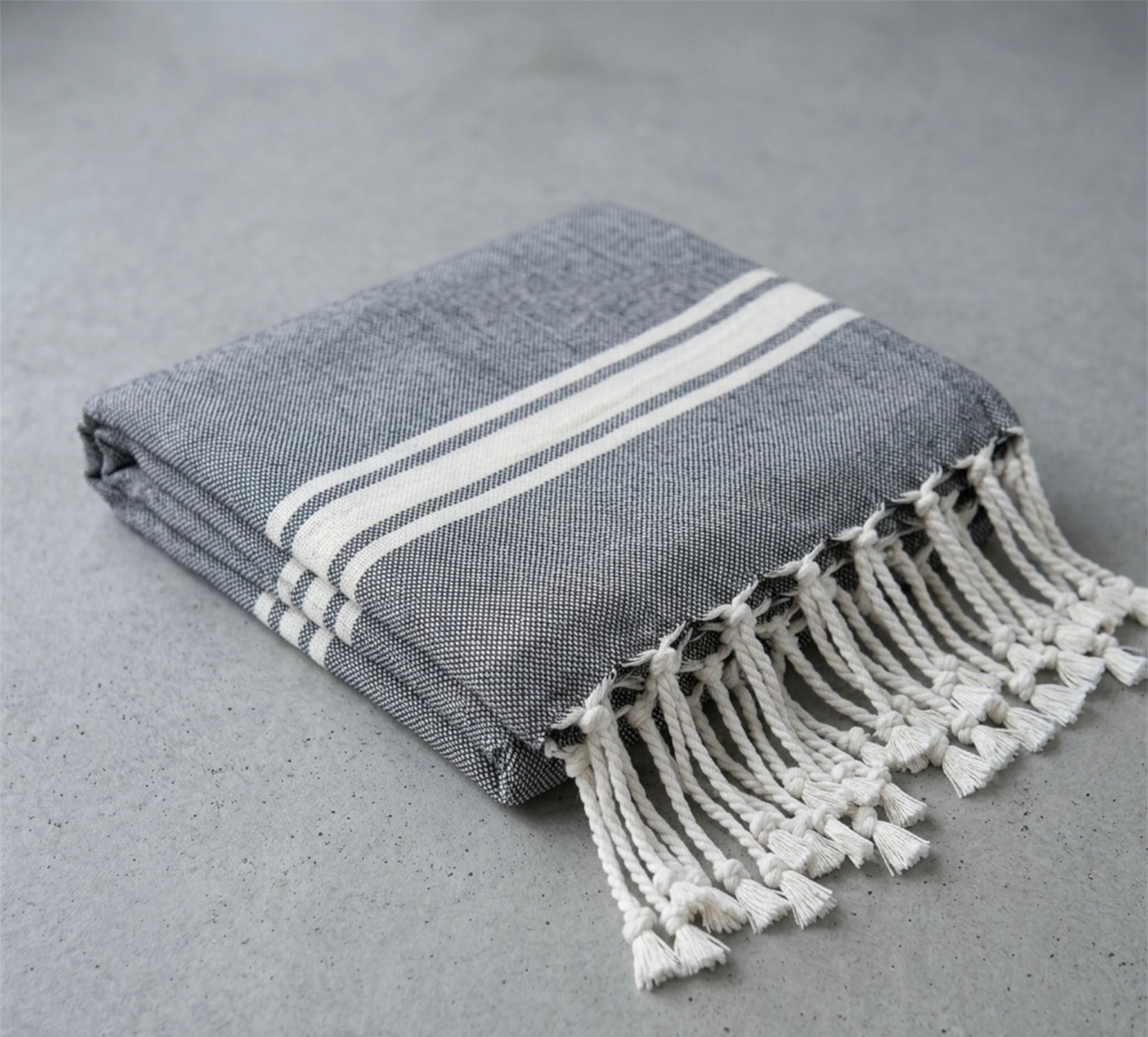 Telo Mare Fouta Personalizzato con Nome | 100% Cotone con Frange