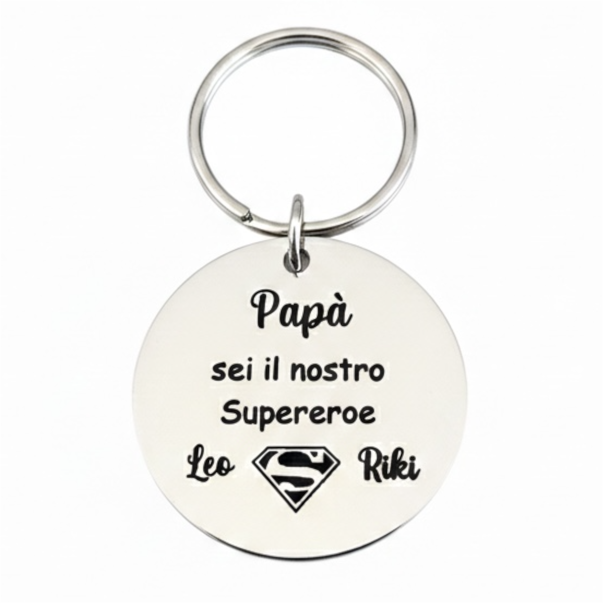 Father's Day Gift Idea | Keychain with dedication and children's names