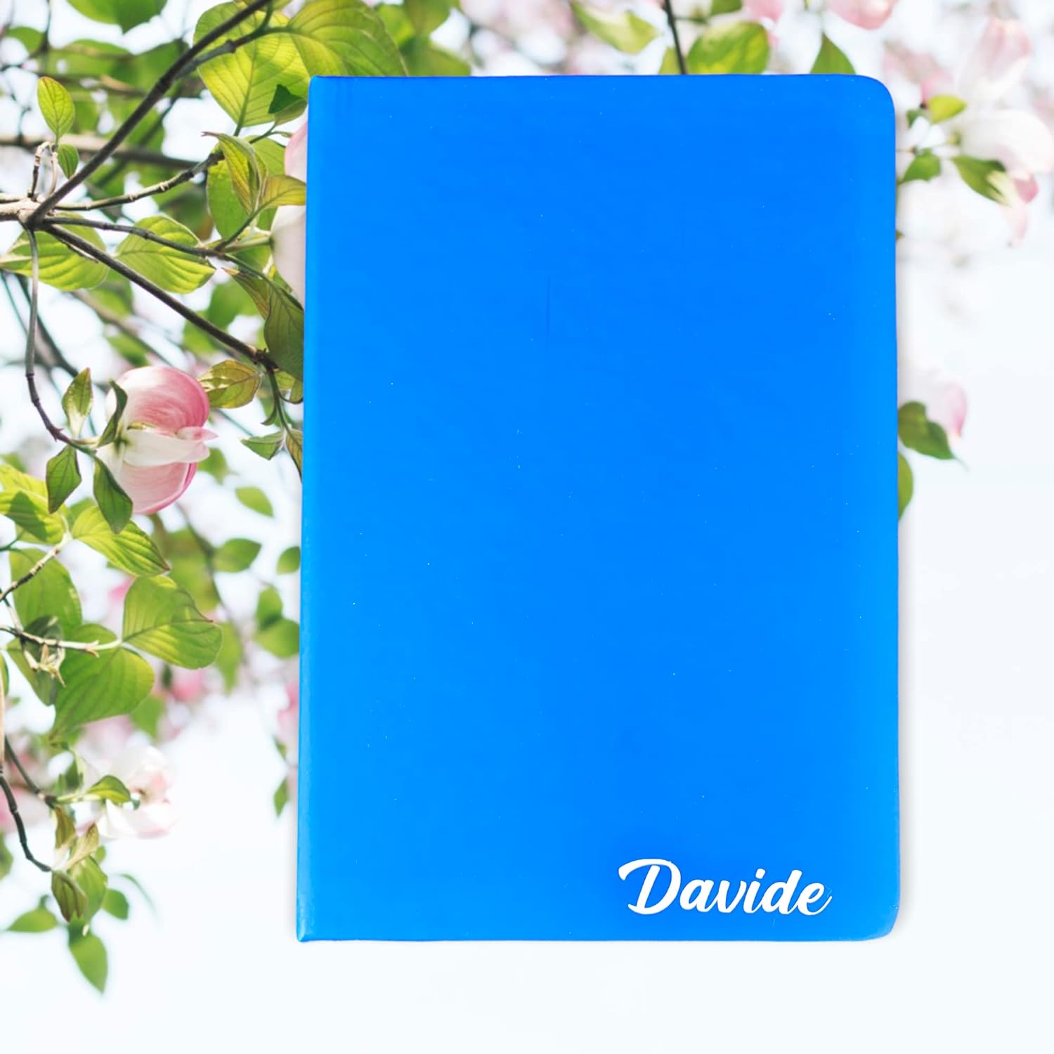 Stile Moleskine Classic Notebook personalizzato con nome e dedica, Taccuino o Quaderno, Copertina Rigida e Chiusura ad Elastico, Formato Large 14,7 x 21 cm, 100 Pagine