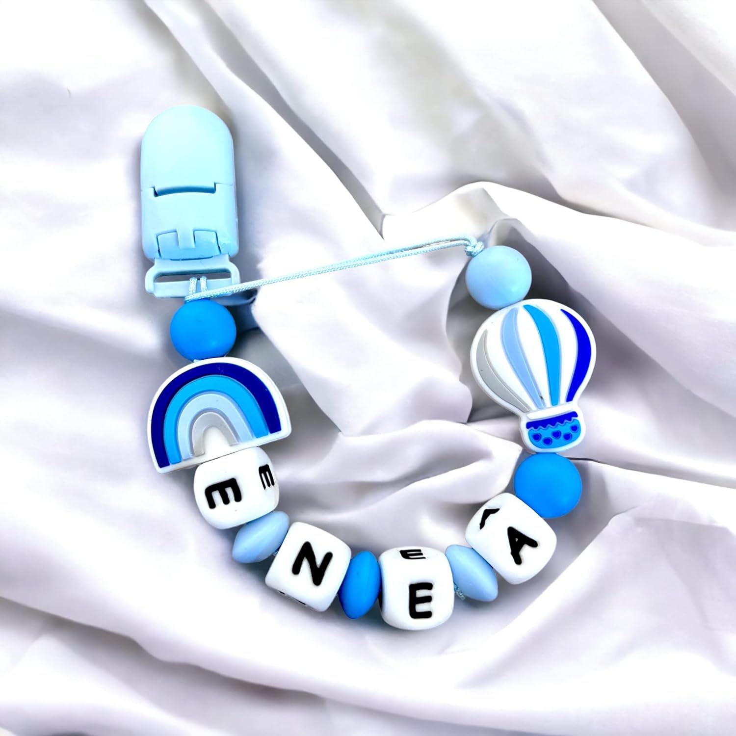 "Mermaid/Hot Air Balloon" Pacifier Chain 
