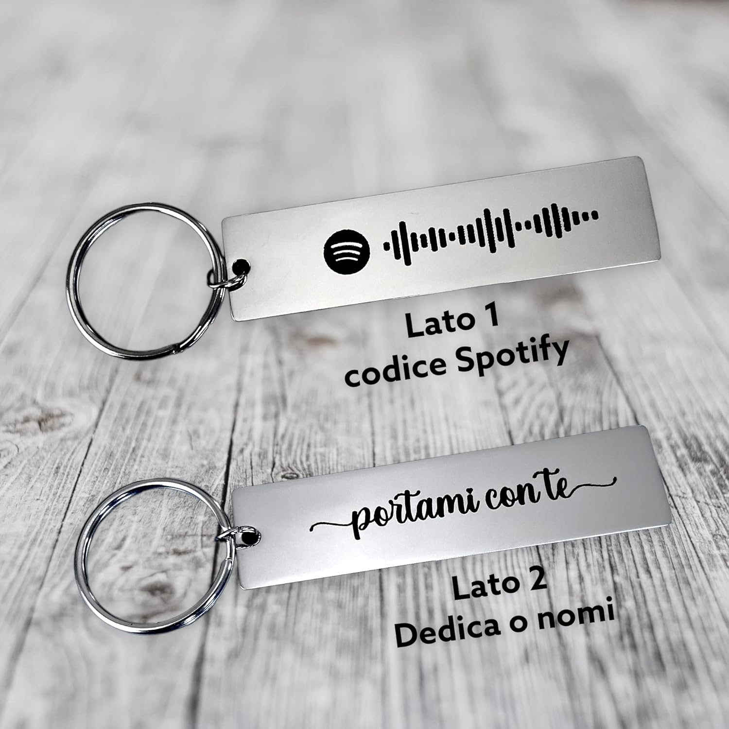 Portachiavi Spotify - Portachiavi personalizzato Spotify e Dedica