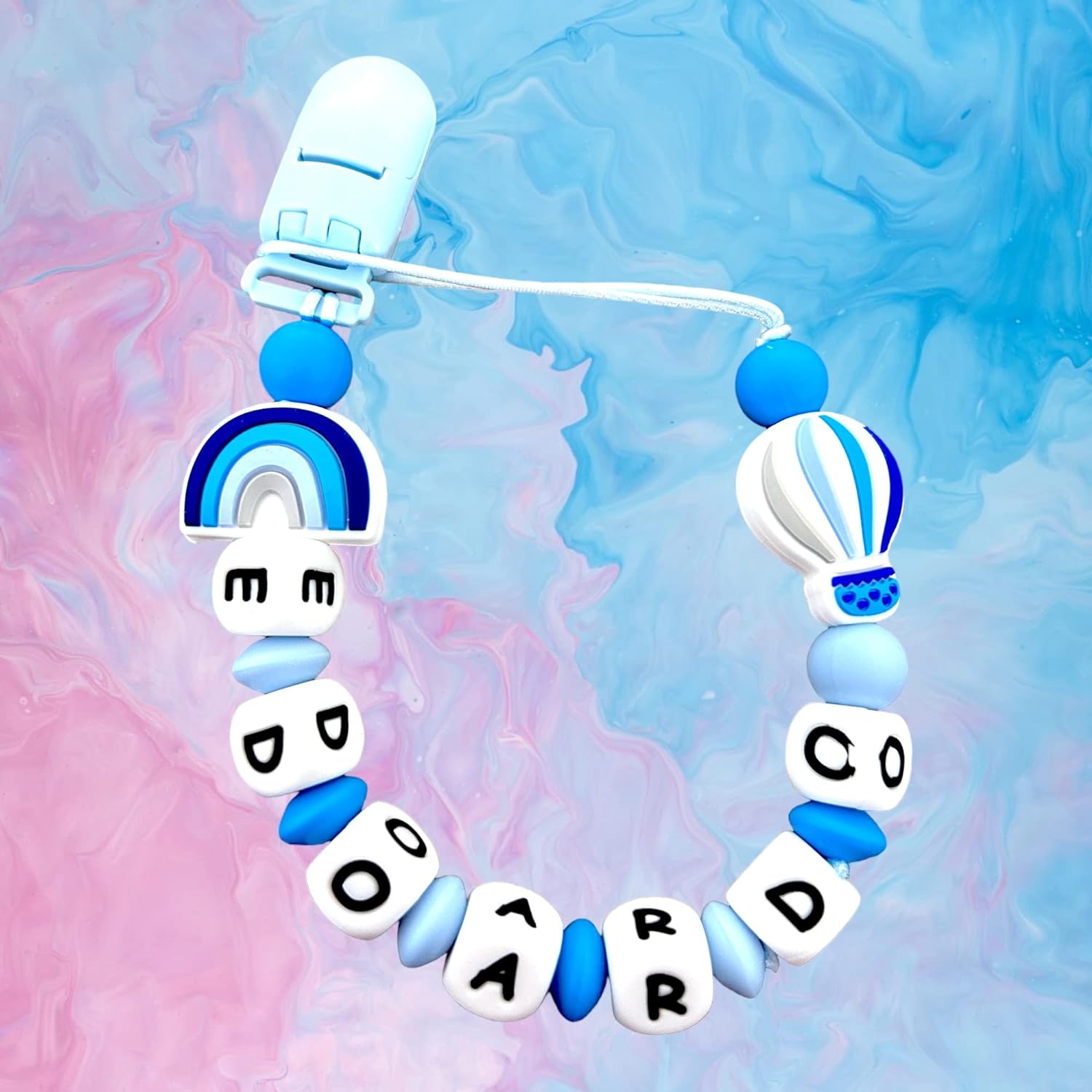 "Mermaid/Hot Air Balloon" Pacifier Chain 