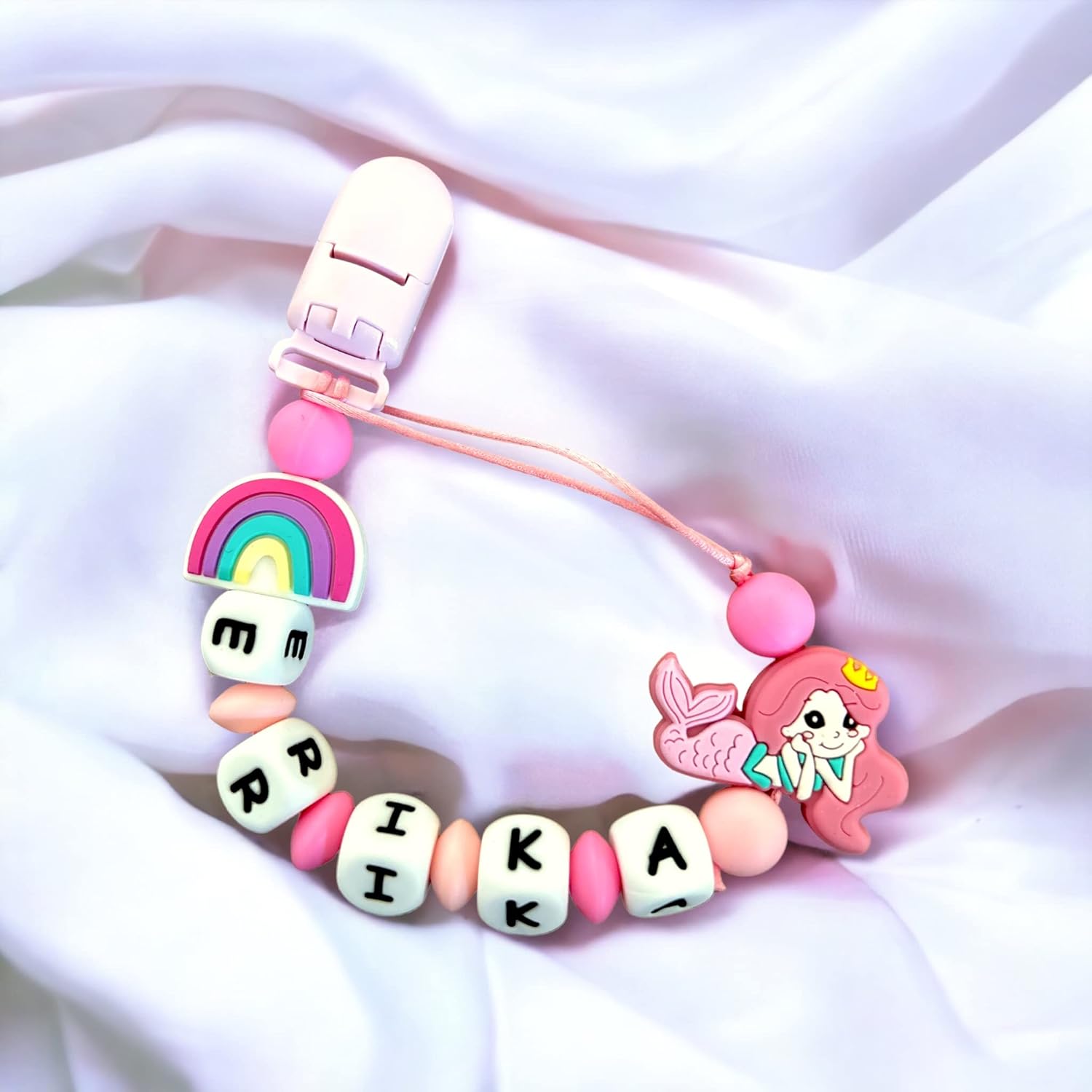 "Mermaid/Hot Air Balloon" Pacifier Chain 