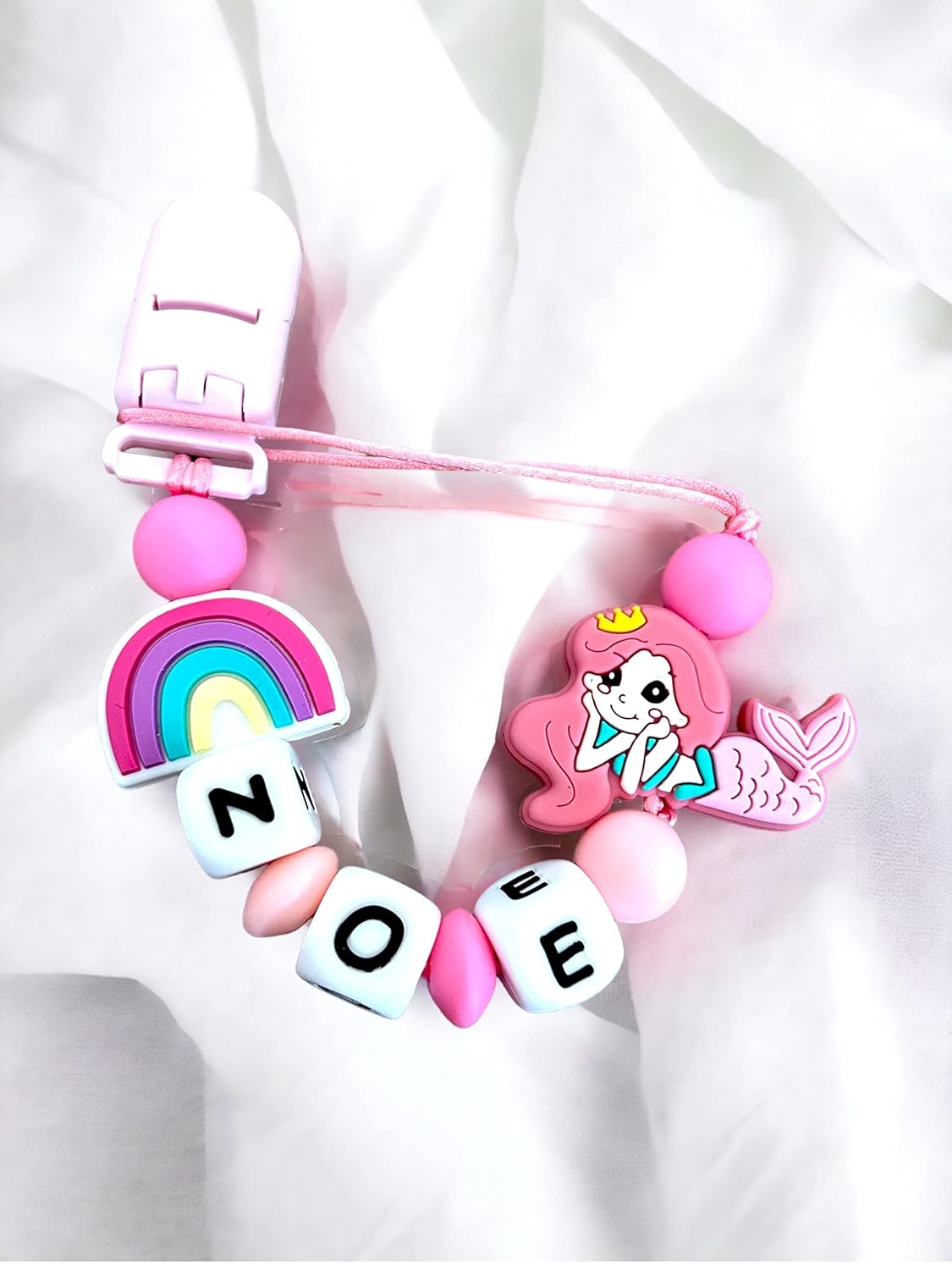 "Mermaid/Hot Air Balloon" Pacifier Chain 